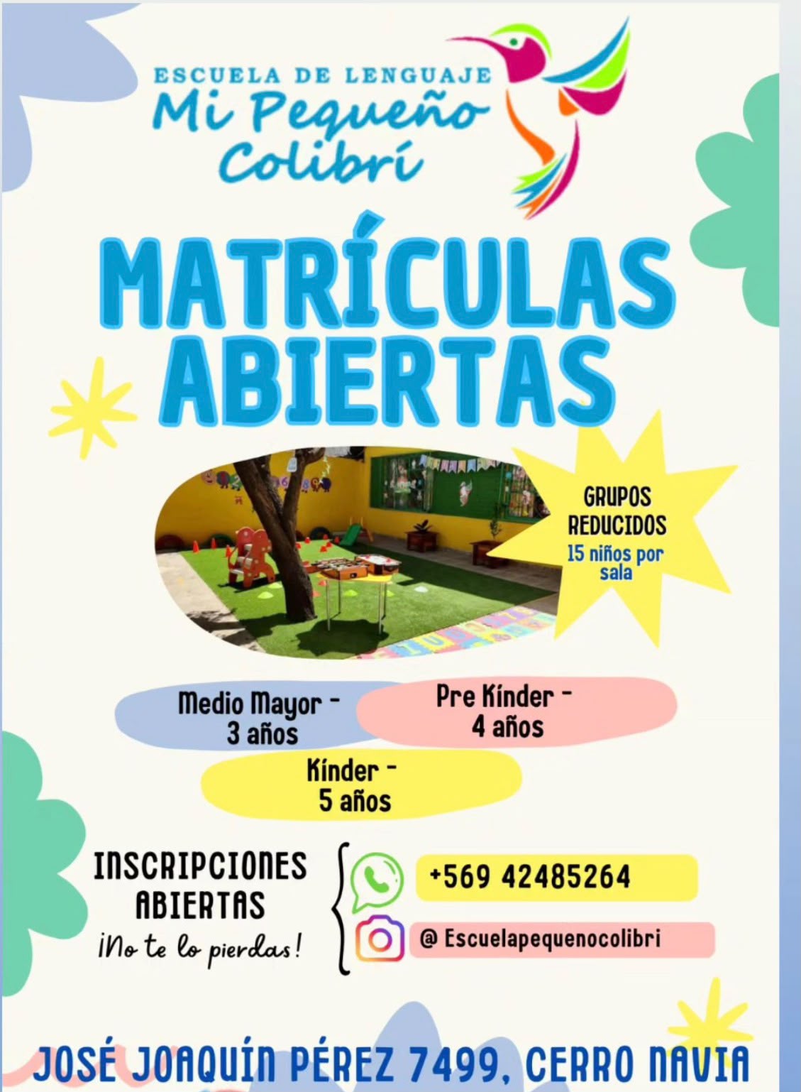 Sede Cerro Navia - Mi Pequeño Colibrí